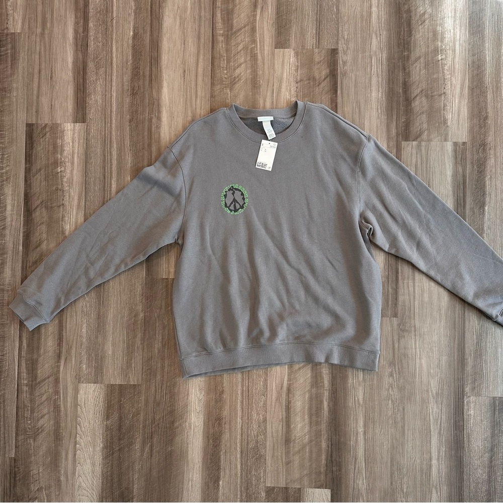 H&M Grey Crewneck